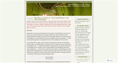 Desktop Screenshot of childrenofsaintclare.wordpress.com