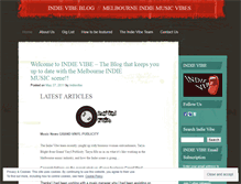Tablet Screenshot of indievibe.wordpress.com