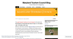 Desktop Screenshot of mdtourism.wordpress.com