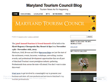 Tablet Screenshot of mdtourism.wordpress.com