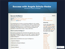 Tablet Screenshot of angelajschulzhenke.wordpress.com