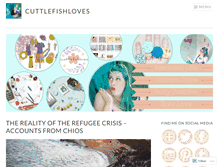 Tablet Screenshot of cuttlefishlove.wordpress.com