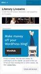 Mobile Screenshot of literarylivewire.wordpress.com