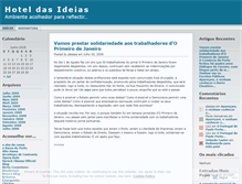 Tablet Screenshot of hoteldasideias.wordpress.com