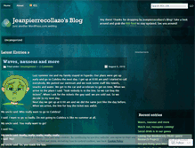 Tablet Screenshot of jeanpierrecollazo.wordpress.com