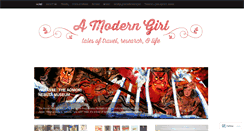 Desktop Screenshot of amoderngirl.wordpress.com
