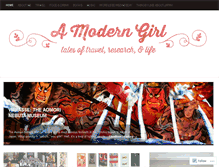 Tablet Screenshot of amoderngirl.wordpress.com