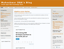 Tablet Screenshot of becomeoracleappsdba.wordpress.com