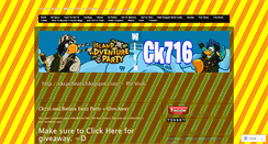 Desktop Screenshot of ck716.wordpress.com