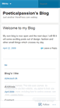 Mobile Screenshot of poeticalpassion.wordpress.com