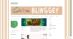 Desktop Screenshot of blinggey.wordpress.com