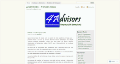 Desktop Screenshot of 4advisors.wordpress.com