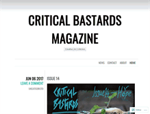 Tablet Screenshot of criticalbastards.wordpress.com
