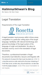 Mobile Screenshot of halimnurikhwan.wordpress.com