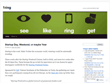 Tablet Screenshot of 1ring.wordpress.com