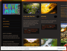 Tablet Screenshot of lovemorestudio.wordpress.com