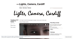 Desktop Screenshot of lightscameracardiff.wordpress.com