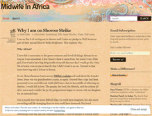 Tablet Screenshot of midwifeinafrica.wordpress.com