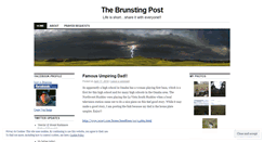 Desktop Screenshot of brunstings.wordpress.com