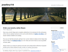 Tablet Screenshot of jewellery114.wordpress.com