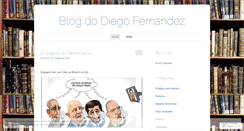 Desktop Screenshot of blogdodiegofernandez.wordpress.com