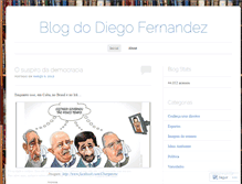 Tablet Screenshot of blogdodiegofernandez.wordpress.com