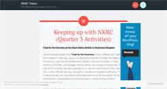 Desktop Screenshot of nkrctimes.wordpress.com