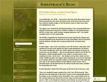 Tablet Screenshot of khsjyrald.wordpress.com