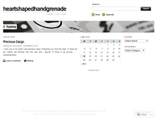 Tablet Screenshot of heartshapedhandgrenade.wordpress.com