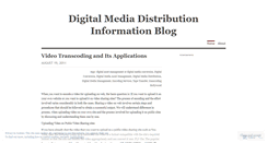 Desktop Screenshot of digitalmediadistribution.wordpress.com