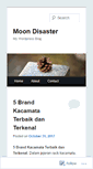Mobile Screenshot of amoondisaster.wordpress.com