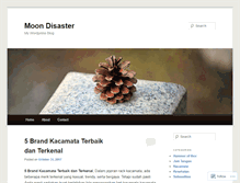 Tablet Screenshot of amoondisaster.wordpress.com