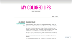 Desktop Screenshot of coloredlips.wordpress.com