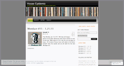 Desktop Screenshot of houseepidemic.wordpress.com