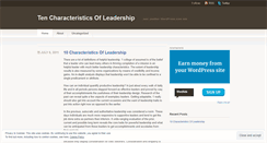 Desktop Screenshot of liderazgoempresarial91.wordpress.com