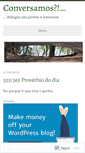 Mobile Screenshot of conversamos.wordpress.com