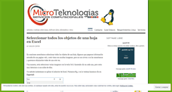 Desktop Screenshot of microteknologias.wordpress.com