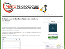Tablet Screenshot of microteknologias.wordpress.com
