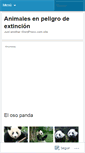Mobile Screenshot of animalespeligroextincion.wordpress.com