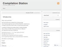 Tablet Screenshot of compilationstation.wordpress.com