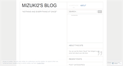 Desktop Screenshot of mizuki2.wordpress.com