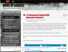 Tablet Screenshot of gunsofbrages.wordpress.com