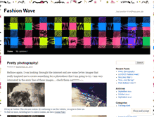 Tablet Screenshot of fashionwave.wordpress.com