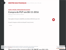 Tablet Screenshot of mestredasfinancas.wordpress.com
