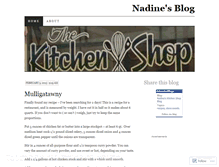 Tablet Screenshot of kitchenshopcraig.wordpress.com