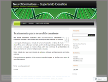 Tablet Screenshot of neurofibromatose.wordpress.com