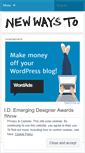 Mobile Screenshot of newwaysto.wordpress.com