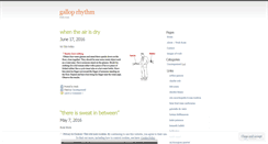 Desktop Screenshot of galloprhythm.wordpress.com
