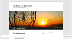 Desktop Screenshot of hoofprintsinmygarden.wordpress.com