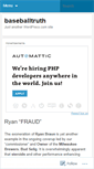 Mobile Screenshot of baseballtruth.wordpress.com